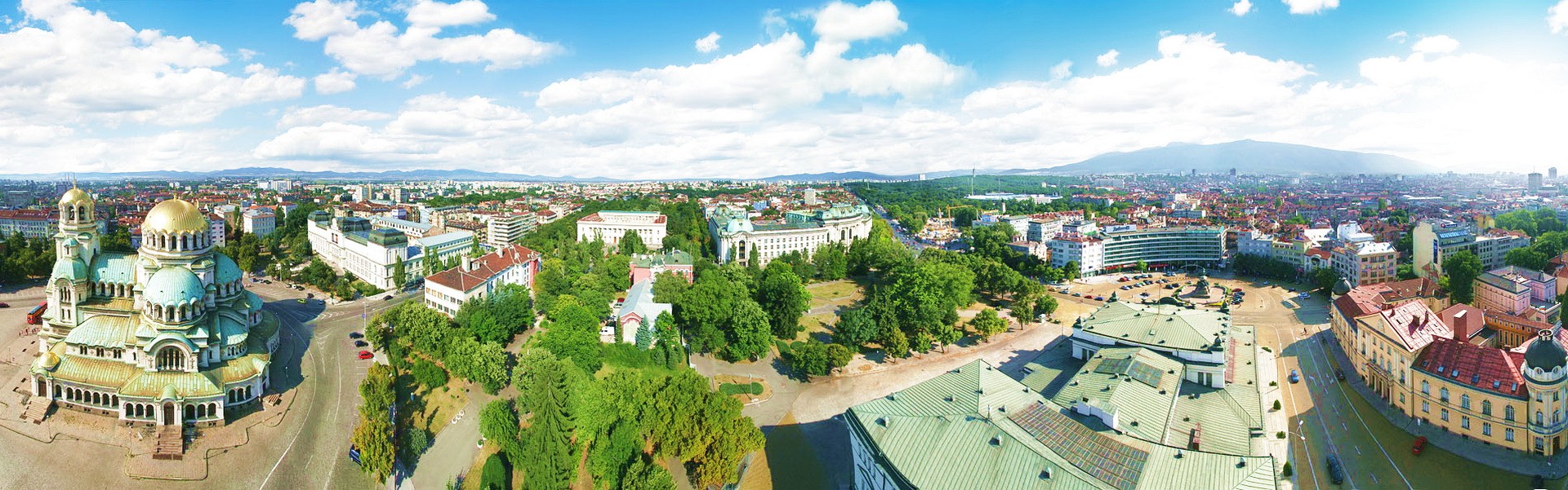 Панорама столицы Республики Болгария Софии