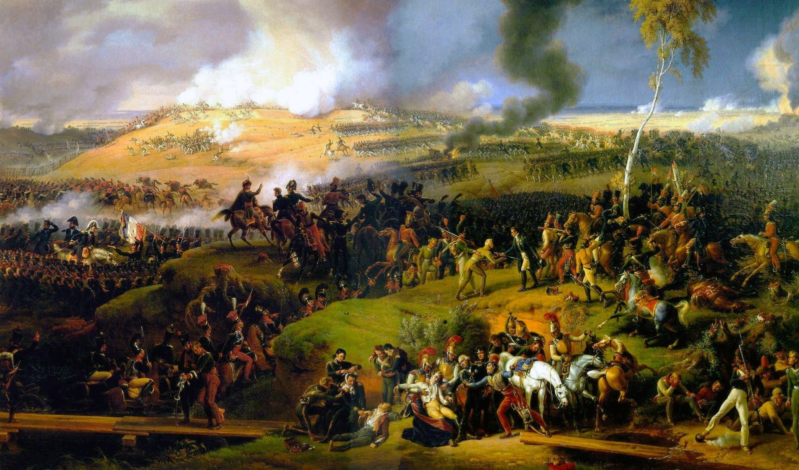 Картина «Битва за Москву, 7 сентября 1812 года» (1822 г.) — художник барон Луи-Франсуа Лежен.