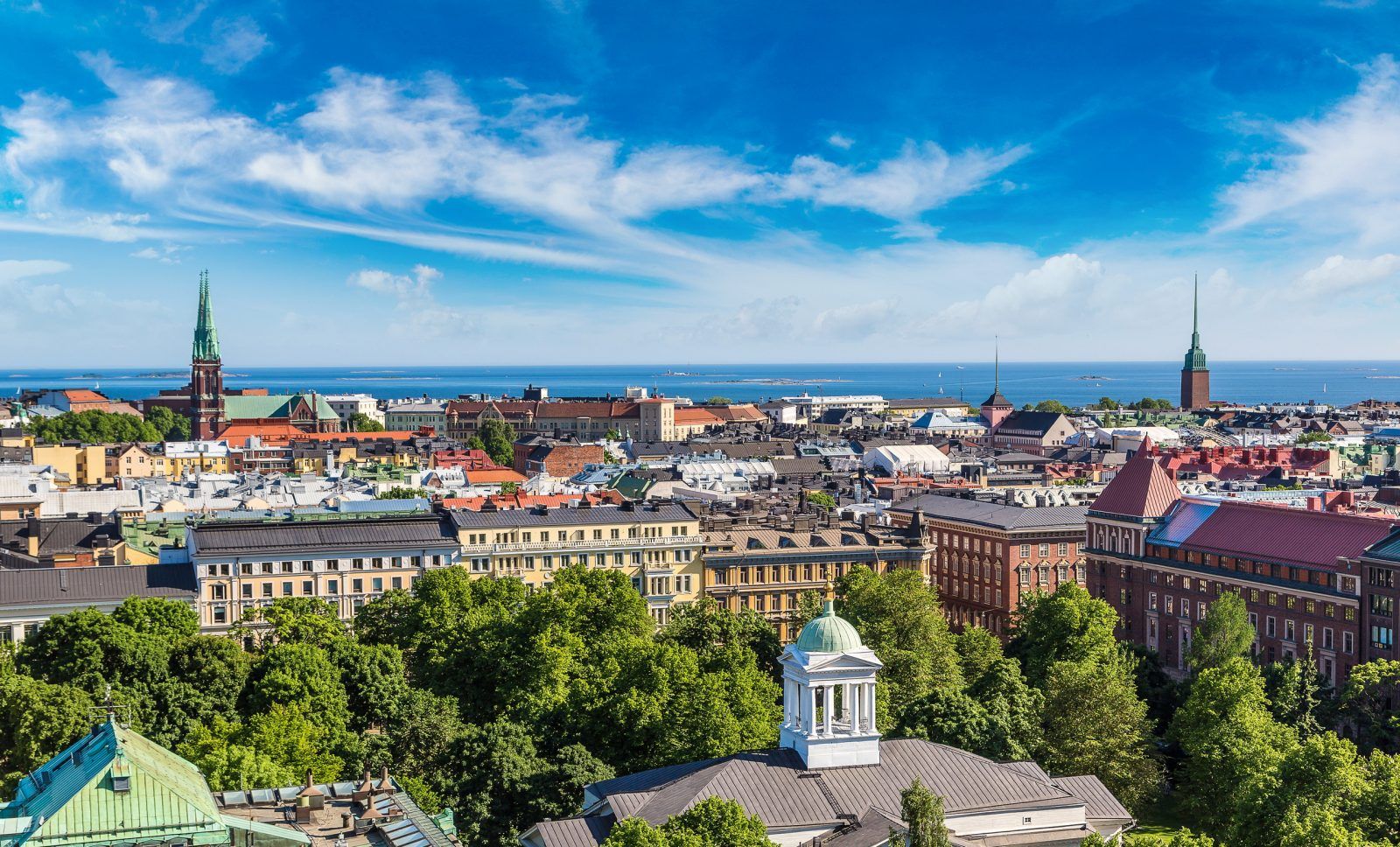 Хельсинки. Вид на город