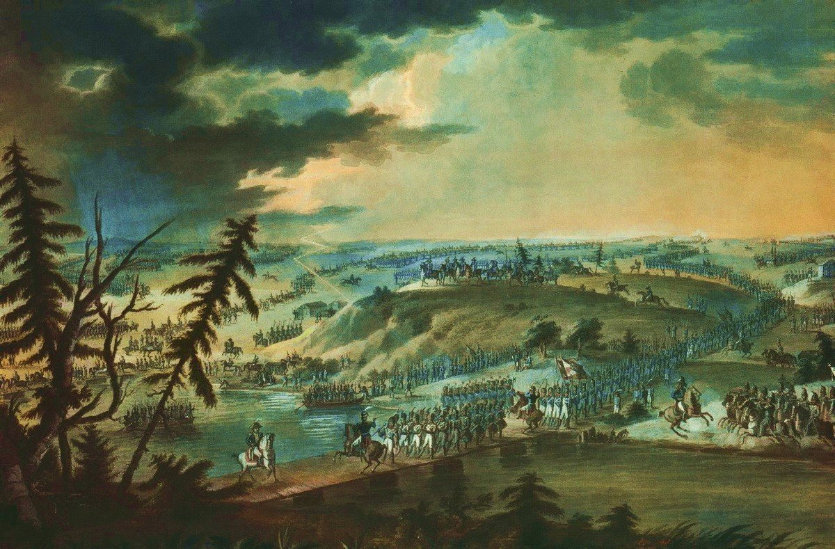 Великий русский гамбит... Переправа Итальянского корпуса Евгения Богарне через Неман 30 июня 1812 года