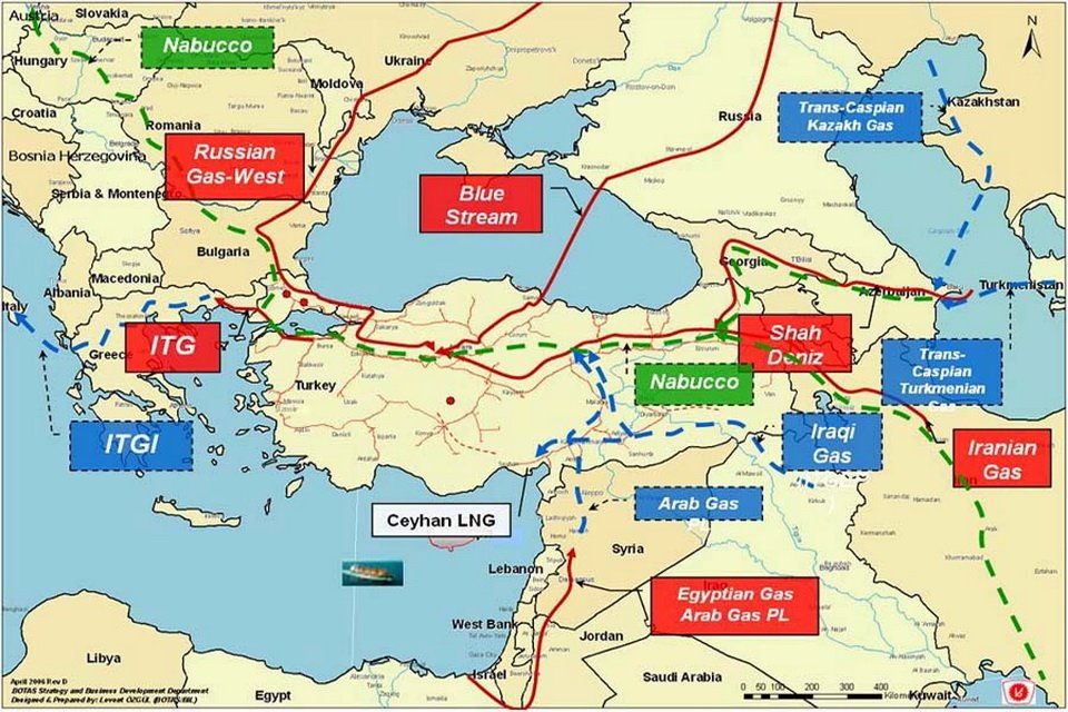 Нефтепроводы в черноморском регионе