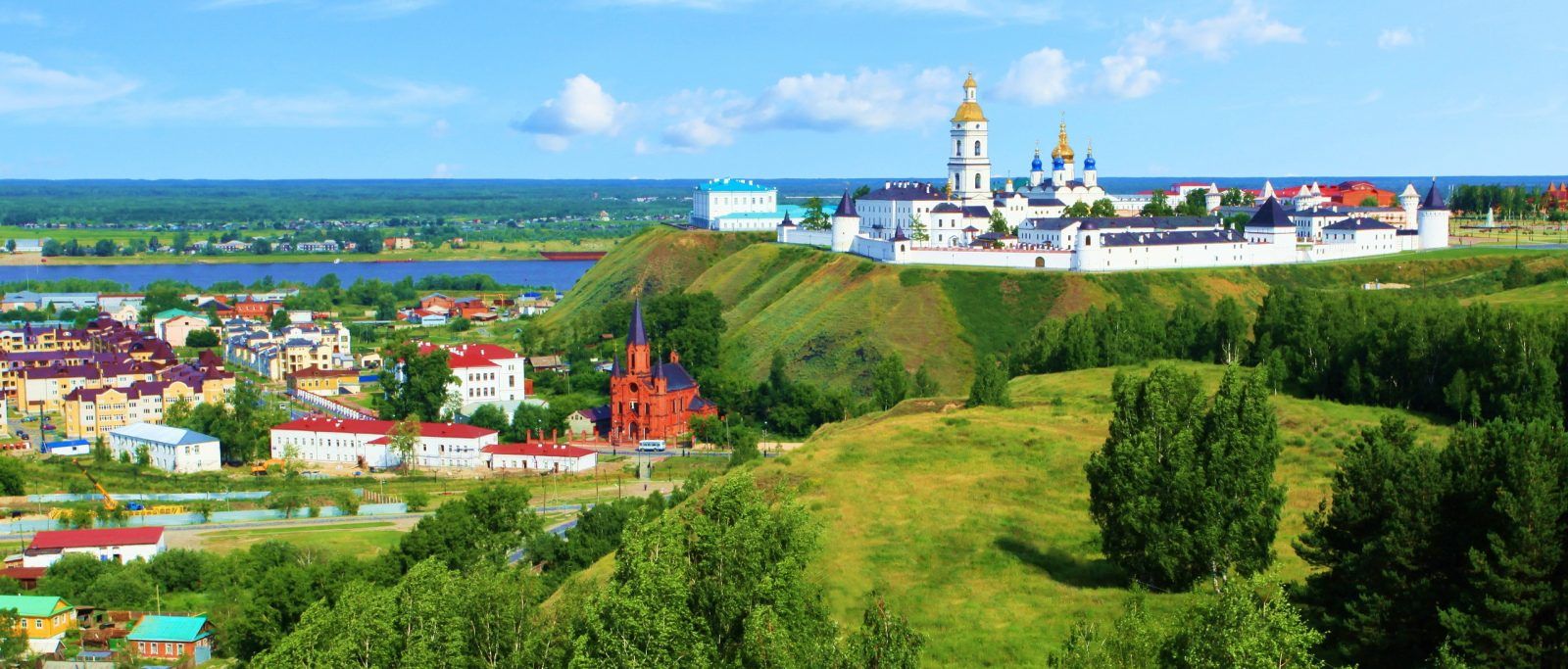 Тобольск. Панорама Тобольского кремля