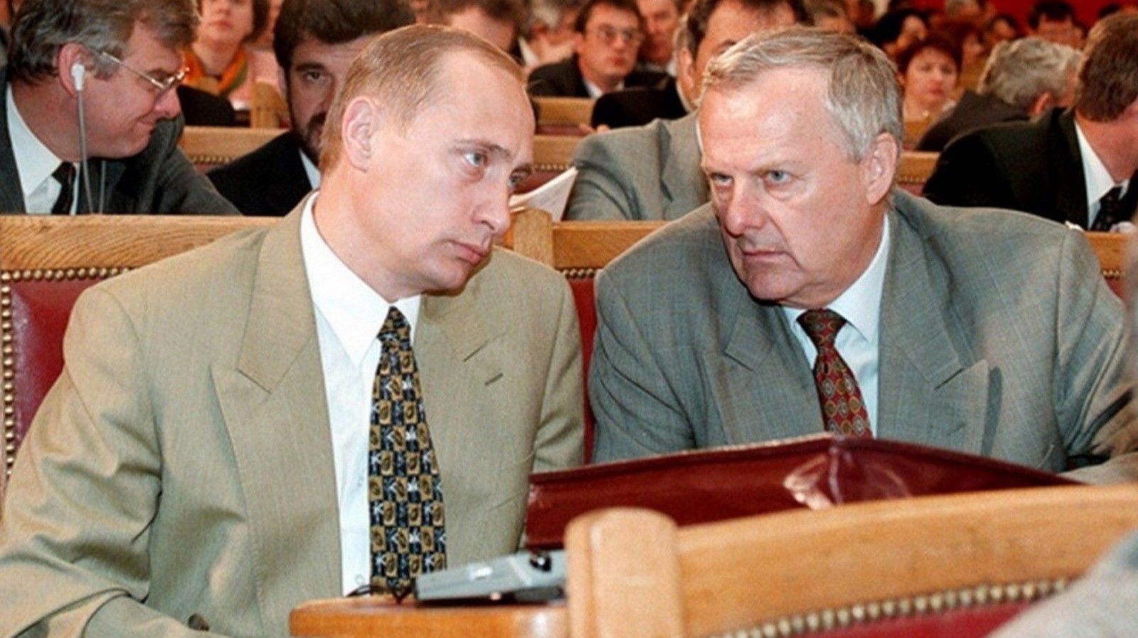 Ученик и его учитель - Владимир Путин и Анатолий Собчак